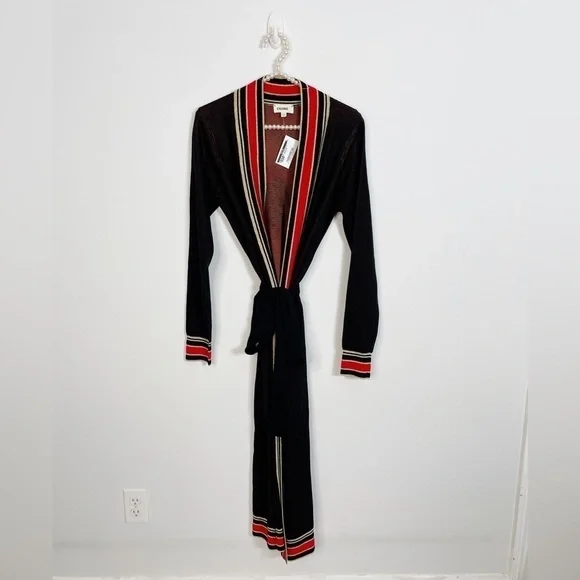 L'AGENCE Cleo Pur Amour Long Belted Cardigan - Picture 3 of 5